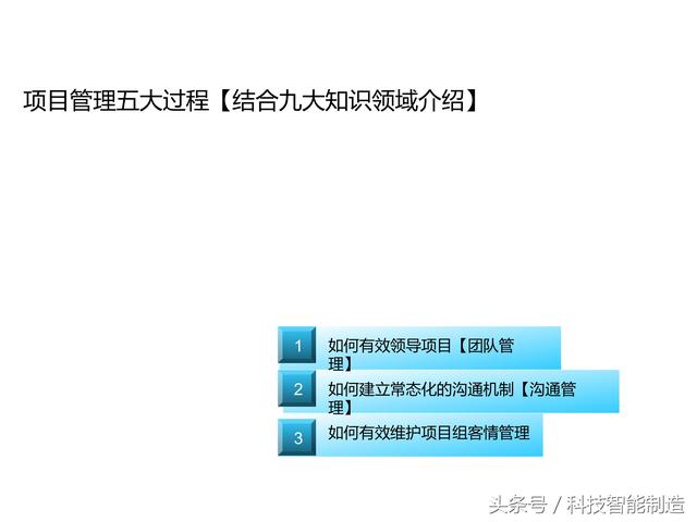 項(xiàng)目管理內(nèi)部培訓(xùn)資料，項(xiàng)目管理的五大過程和九大知識，你知道嗎