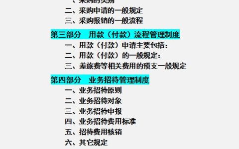公司財(cái)務(wù)管理規(guī)章制度，內(nèi)容全面流程詳細(xì)，可參考套用（企業(yè)財(cái)務(wù)規(guī)章制度及流程）