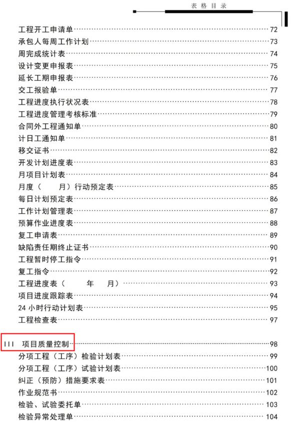 工程項目管理人員必備：全套項目管理表格，非常全面，直接拿去用