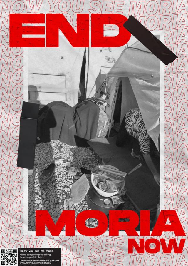 他7個月征集了400多張海報，用風格獨特的設計為難民問題發(fā)聲