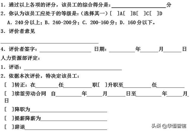 華恒智信知識(shí)分享（一）：員工的績效考評方法——品質(zhì)導(dǎo)向的方法