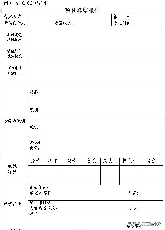 整套專案管理辦法（制度、流程、表格）（專案管理制度內(nèi)容）
