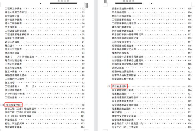 78頁工程項目管理表格，word版直接套用，讓你輕松搞定項目管理（工程項目管理通用表格）"